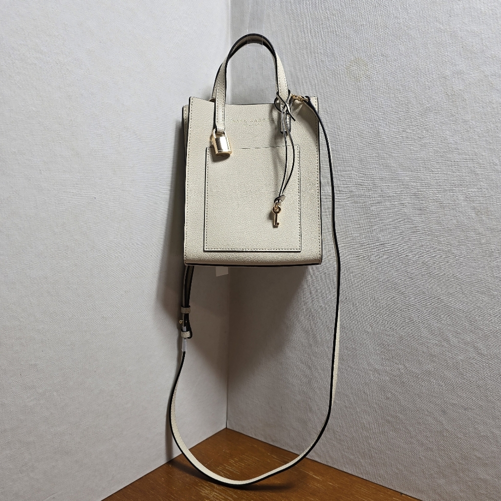 Marc Jacobs Leather Micro Tote. Color Is Marshmellow. NWT